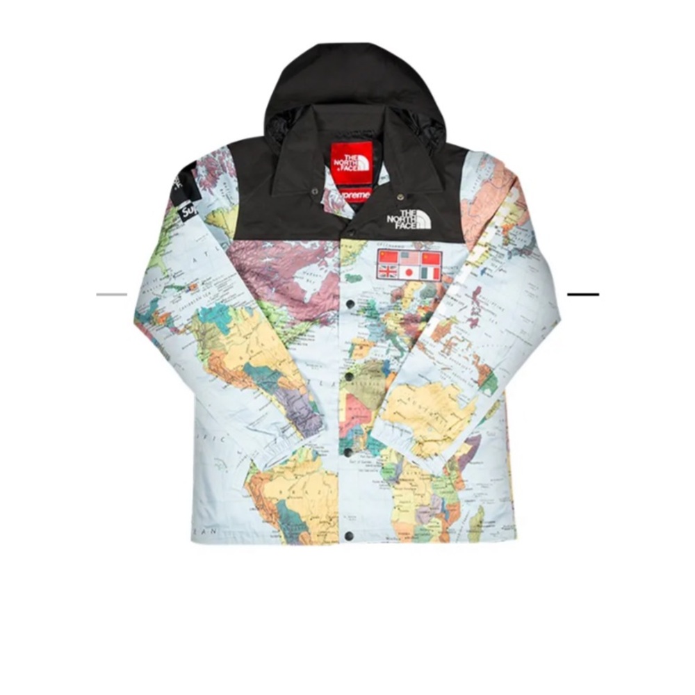 Supreme Multicolor Map Print Jacket - image 1